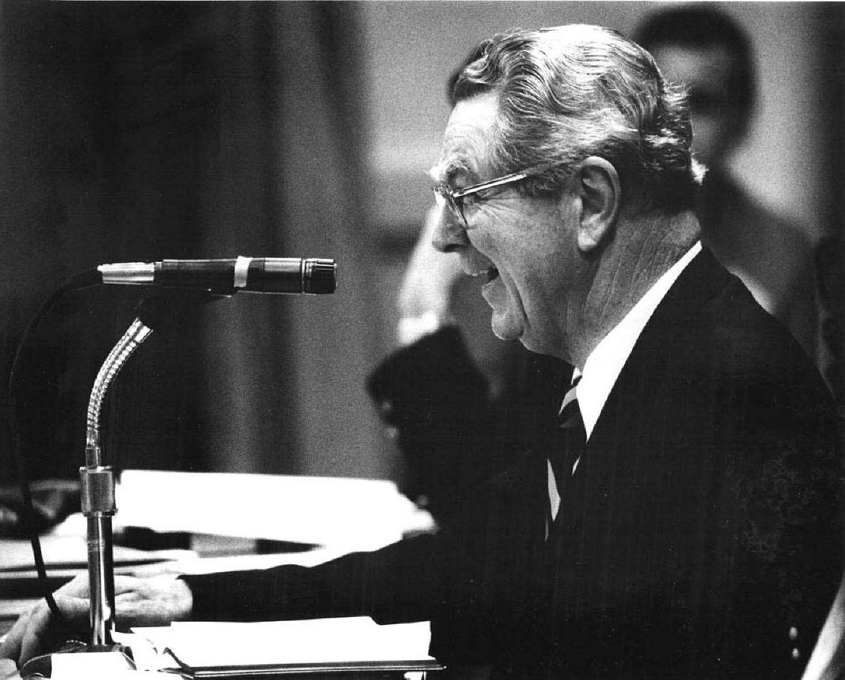 Bishop Carl Sanders speaking