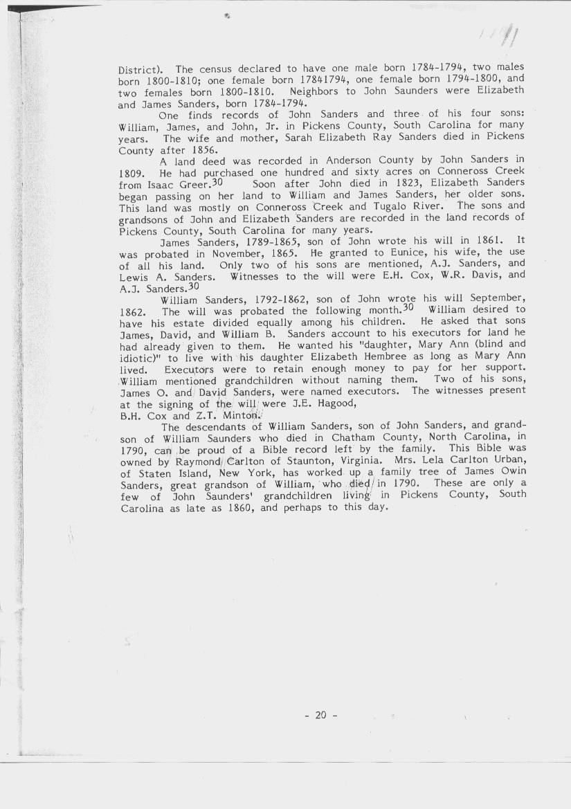 William Sanders Family Information 15