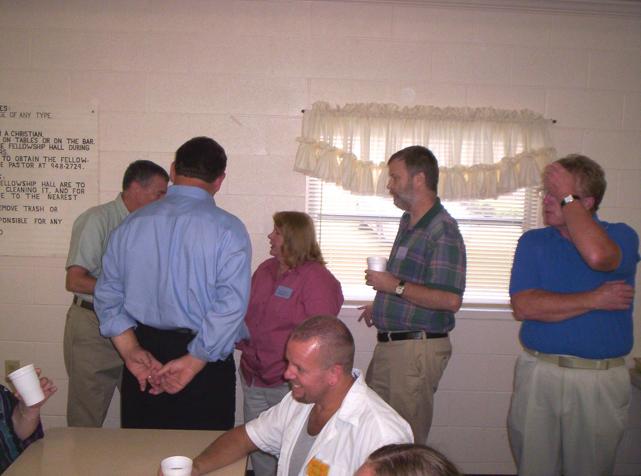 Photo of serious discussions